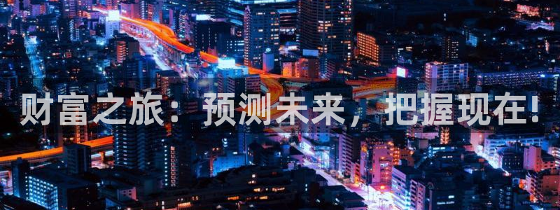 星辉平台2登录：财富之旅：预测未来，把握现在!