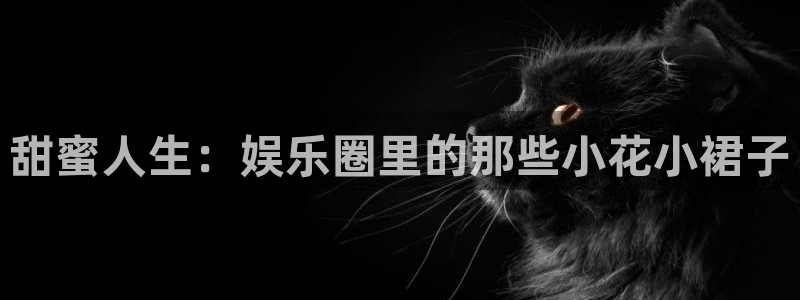 星辉平台体育官网登录：甜蜜人生：娱乐圈里的那些小花小裙子