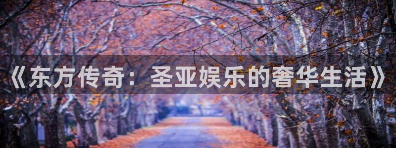 星辉平台平台官网版最新：《东方传奇：圣亚娱乐的奢华生活》